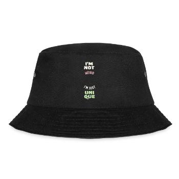 Funny funny Unique cool humor vector - Bucket Hat - black - Front - Lela (165cm)