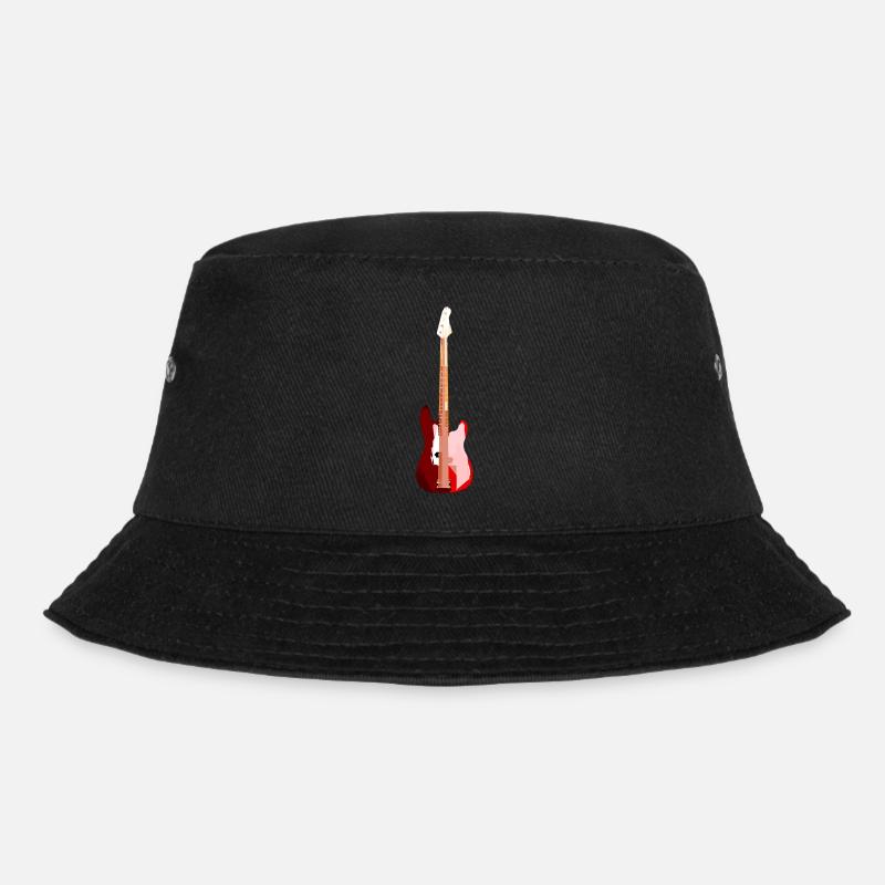 BASSGITARRE - Bucket Hat - Schwarz
