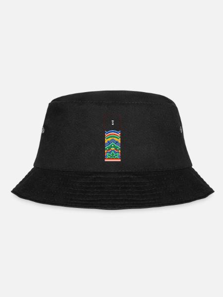 Die Grafik des koreanischen Tempels - Bucket Hat - Schwarz