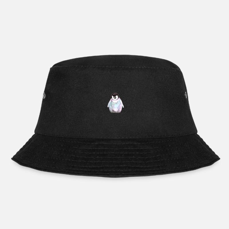 Kleiner Pinguin 150321 - Bucket Hat - Schwarz