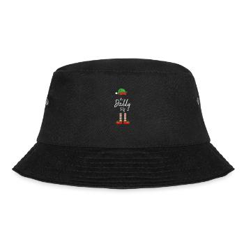 The daddy Elf - Der Vater Weihnachts-Elf - Bucket Hat - Schwarz - Vorne - Lela (165cm)