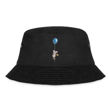 Maus - Bucket Hat - Schwarz - Vorne - Lela (165cm)