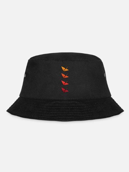 Origami-Vogel Künstlerische Person Gift - Bucket Hat - Schwarz