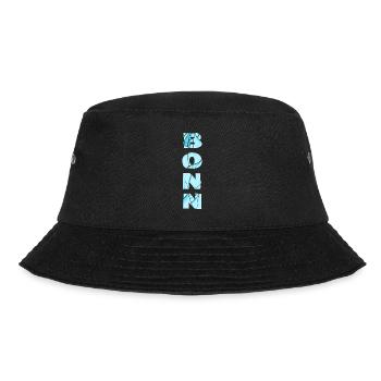 Bonn Deutschland Stadt Schrift Skyline Heimat - Bucket Hat - Schwarz - Vorne - Lela (165cm)