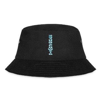 Braunschweig Germany City Font Skyline - Bucket Hat - black - Front - Lela (165cm)