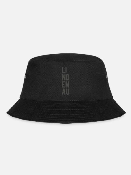 Leipzig Lindenau Schriftzug Spruch - Bucket Hat - Schwarz