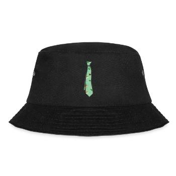 Boys Girls St. Patrick Day Tee Neck Tie Shirt - Bucket Hat - black - Front - Lela (165cm)
