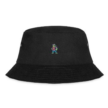 Turtle Comic Cool Summer - Bucket Hat - black - Front - Lela (165cm)