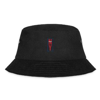 New York - Bucket Hat - Schwarz - Vorne - Lela (165cm)