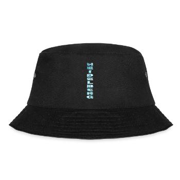 Heidelberg Deutschland Stadt Schrift Skyline - Bucket Hat - Schwarz - Vorne - Lela (165cm)