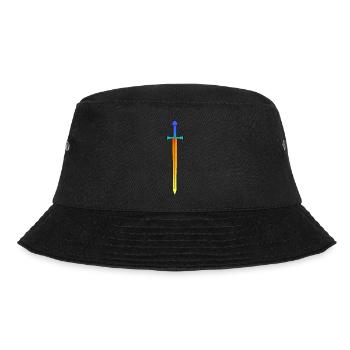 Flame Sword - Magical - Bucket Hat - black - Front - Lela (165cm)