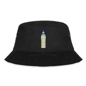 big ben design - Bucket Hat - Schwarz - Vorne - Lela (165cm)