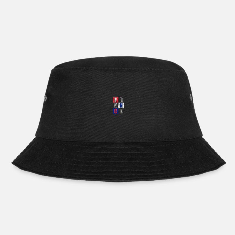 Frankreich - Bucket Hat - Schwarz