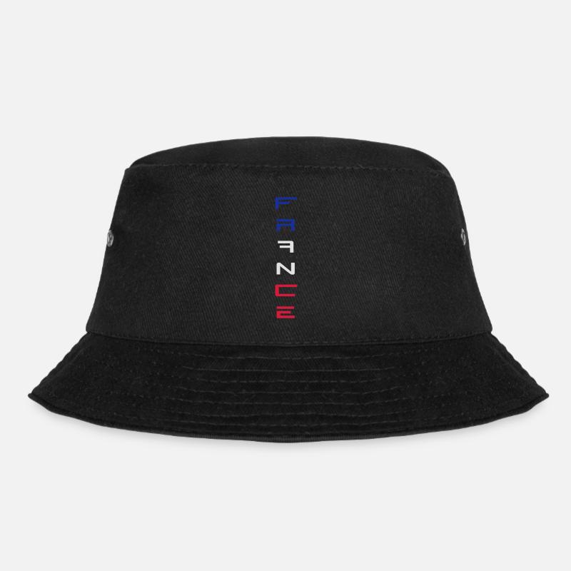 France Logo - Bucket Hat - Schwarz
