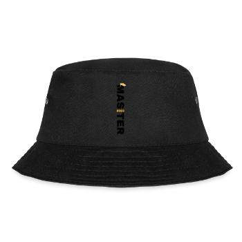 Master 2023 Abschluss - Bucket Hat - Schwarz - Vorne - Lela (165cm)