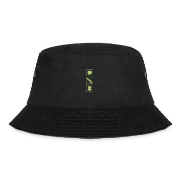 Geburt Jarel - Bucket Hat - Schwarz - Vorne - Lela (165cm)