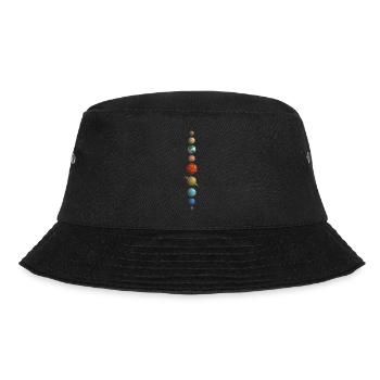 Sonnensystem - Bucket Hat - Schwarz - Vorne - Lela (165cm)