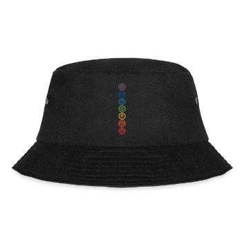 7 chakras - Bucket Hat - black - Front - Lela (165cm)