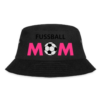 Fussball MOM - Bucket Hat - Schwarz - Vorne - Lela (165cm)