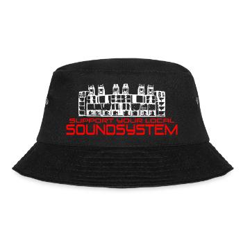 Support your local soundsystem - Bucket Hat - black - Front - Lela (165cm)