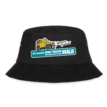 Keine Therapie - Nur RC - RC Geländewagen Liebe - Bucket Hat - Schwarz - Vorne - Lela (165cm)