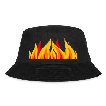 Fire - Bucket Hat - black - Front - Lela (165cm)
