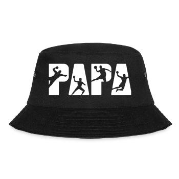 Papa de handball père Tshirt Sports cadeau - Bob - noir - Devant - Lela (165cm)
