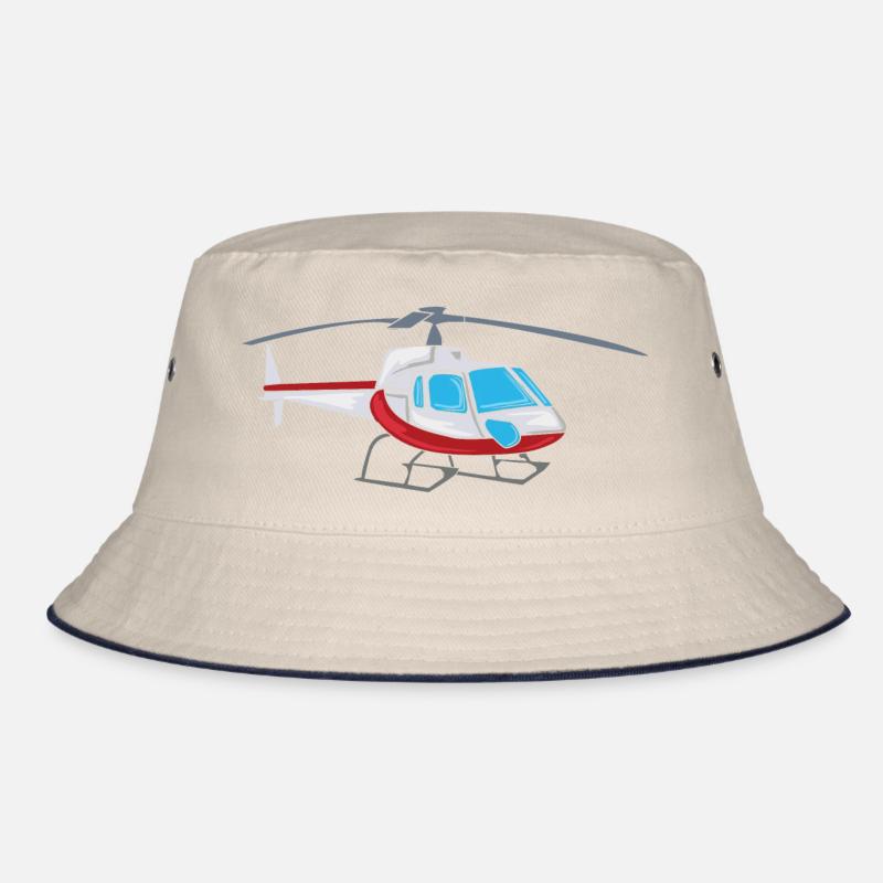 Helikopter Hubschrauber Bucket Hat