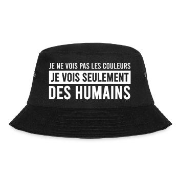 Racisme / Anti racisme / antiraciste / couleur - Bob - noir - Devant - Lela (165cm)