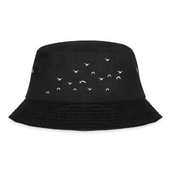 Bird flight south gift idea - Bucket Hat - black - Front - Lela (165cm)