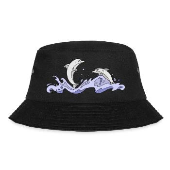 Dolphins - Bucket Hat - black - Front - Lela (165cm)