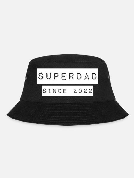 Superdad Père Papa since 2022 Sort - Bob - noir