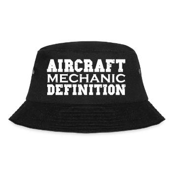 Aircraft Mechanic Aircraft Technician - Bucket Hat - black - Front - Lela (165cm)