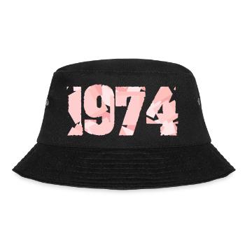 1974 - Bucket Hat - Schwarz - Vorne - Lela (165cm)