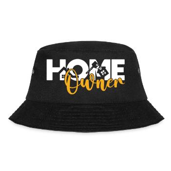 Funny Proud New House Homeowner - Bucket Hat - Schwarz - Vorne - Lela (165cm)