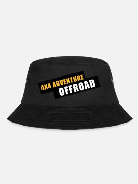 4x4 Adventure Offroad - Bucket Hat - Schwarz