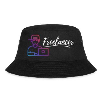 FREELANCER | ONLINE BUSINESS | WORK FROM HOME - Bucket Hat - black - Front - Lela (165cm)