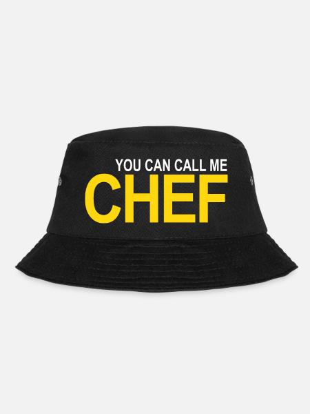 Call me Chef - Bucket Hat - black
