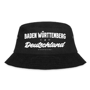 Baden-Württemberg Vintage Deutschland - Bucket Hat - Schwarz - Vorne - Lela (165cm)