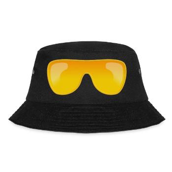 Lunettes de soleil dorées - Bob - noir - Devant - Lela (165cm)