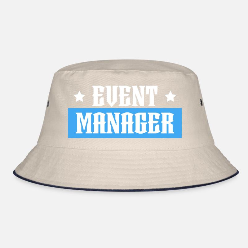 Event Manager tshirt bleu noir Bob