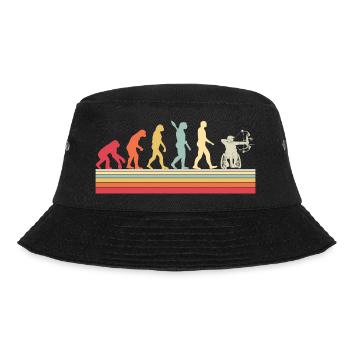 Evolution of Wheelchair Archery Weelchair - Bucket Hat - Schwarz - Vorne - Lela (165cm)