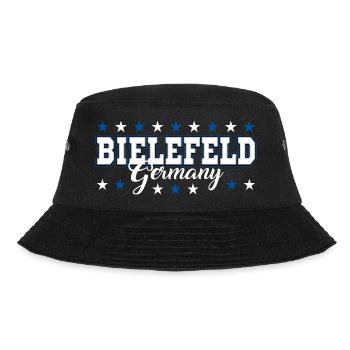 Bielefeld - Bucket Hat - Schwarz - Vorne - Lela (165cm)