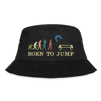 Gymnastik Turnen und Trampolin Akrobatik Sport - Bucket Hat - Schwarz - Vorne - Lela (165cm)
