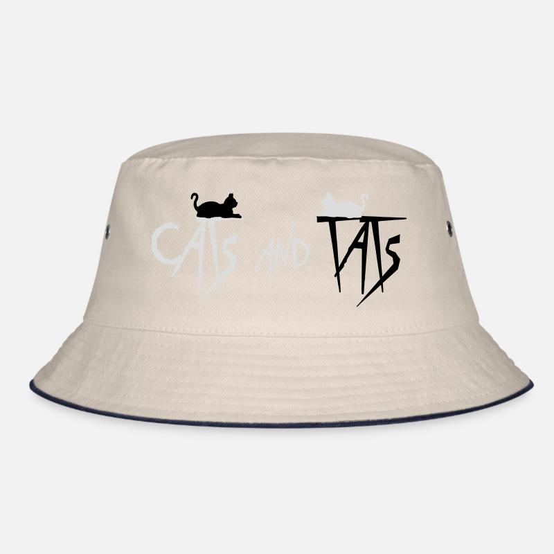 cats and tats quote Bucket Hat