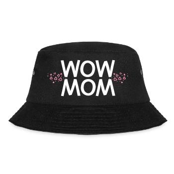 Wow Mama Mutter Muttertag - Bucket Hat - Schwarz - Vorne - Lela (165cm)