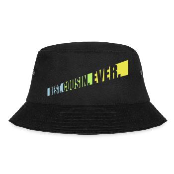 best cousin ever quote - Bucket Hat - black - Front - Lela (165cm)