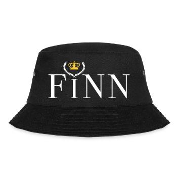 FINN ROYAL - VECTOR GRAPHICS - Bucket Hat - black - Front - Lela (165cm)