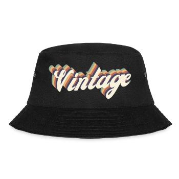 Vintage - Bucket Hat - black - Front - Lela (165cm)