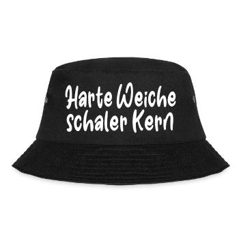 Harte Weiche Schaler Kern - Bucket Hat - Schwarz - Vorne - Lela (165cm)